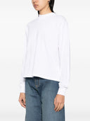 Alaia Logo Baumwollpullover
