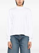 Alaia Logo Baumwollpullover