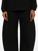 Alaia Round Denim Cotton Jeans