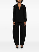 Alaia Round Denim Cotton Jeans