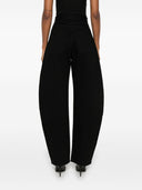 Alaia Round Denim Cotton Jeans