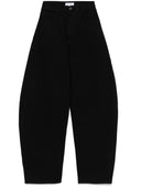 Alaia Round Denim Cotton Jeans