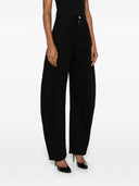 Alaia Round Denim Cotton Jeans