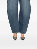 Jeans de algodón de mezclilla redonda de alaia