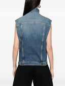 Alaia Denim Baumwollweste