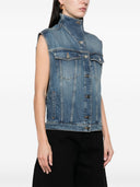 Alaia Denim Baumwollweste