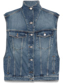 Alaia Denim Baumwollweste