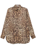 Stella Mc Cartney Leopard Print Shirt