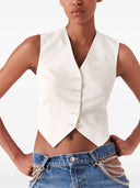 Stella Mc Cartney Wool Cropped Vest