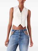 Stella Mc Cartney Wool Cropped Vest