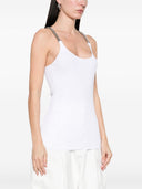 Stella Mc Cartney Chain Straps Cotton Top