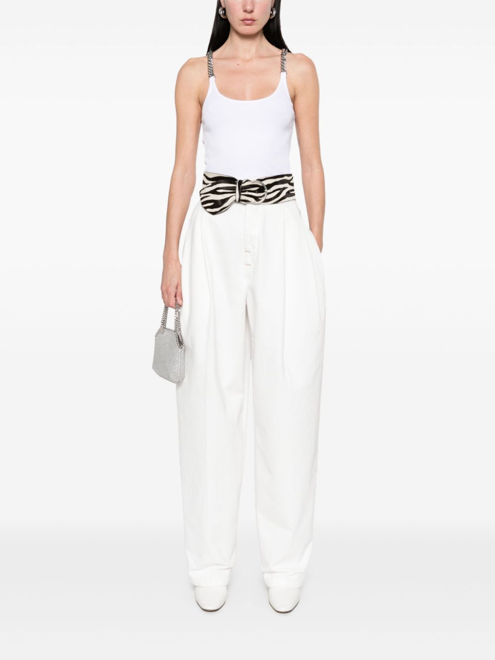 Stella Mc Cartney Chain Straps Cotton Top