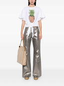 Stella Mc Cartney Pineapple Cotton T Shirt