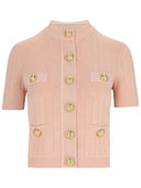 Balmain Buttoned Crewneck Cardigan