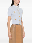 Balmain Buttoned Crewneck Cardigan