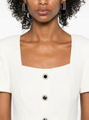 Self Portrait Buttoned Midi Dress