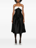 Self -Porträt -Bogendetail Midi Kleid