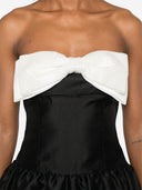 Self -Porträt -Bogendetail Midi Kleid