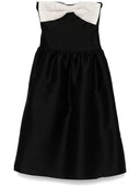 Self -Porträt -Bogendetail Midi Kleid