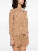 Max Mara Wool And Cashmere Crewneck Jumper