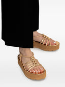 Gianvito Rossi Hebe lederen sandalen