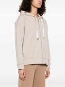 S Max Mara Cotton Zipped Hoodie