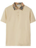 Burberry Check Collar Polo Shirt