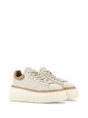 Hogan Pre H Stripes Leather Sneakers
