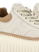 Hogan Pre H Stripes Leather Sneakers
