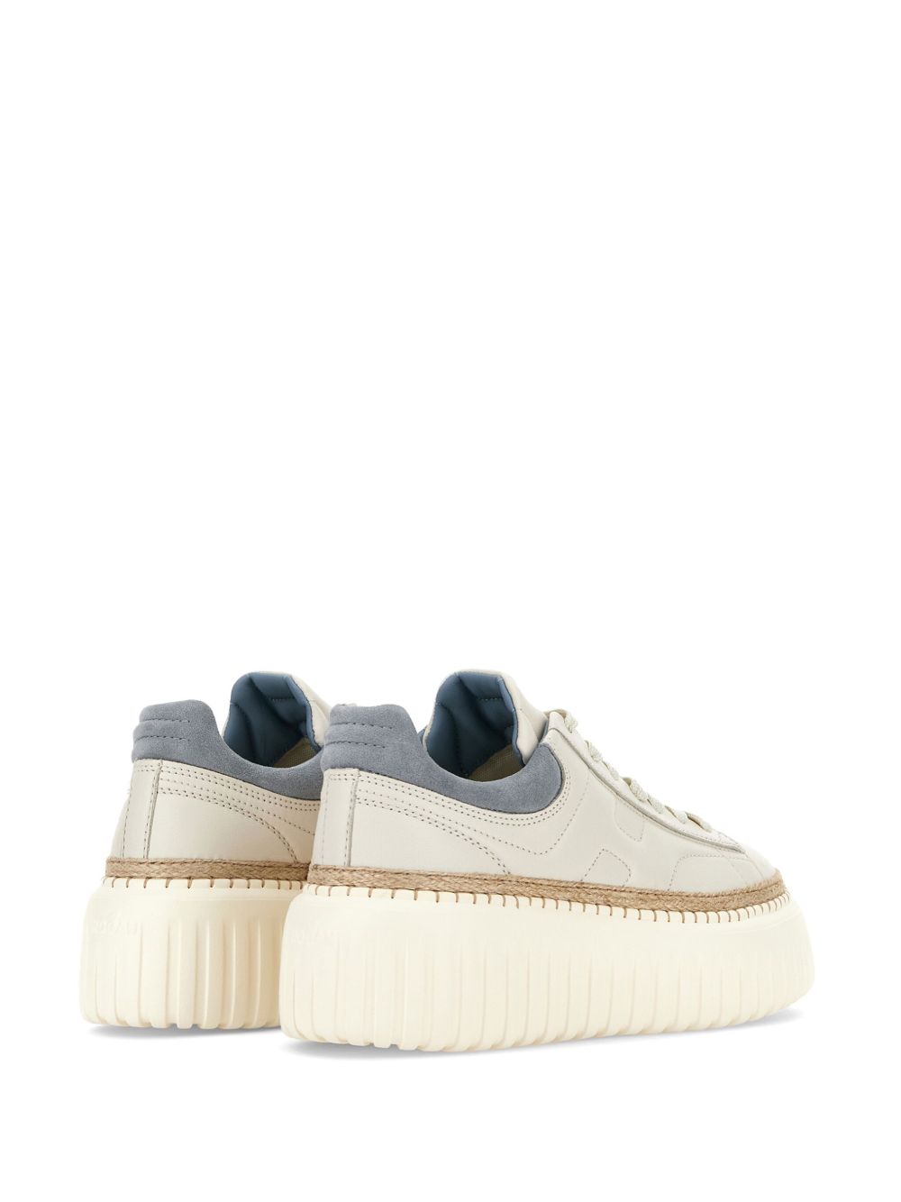 Hogan Pre H Stripes Leather Sneakers