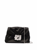 Roger Vivier Rv Bouquet Satin Clutch