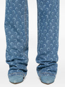 Marine Serre Moon Loose Fit Dżinsowe dżinsy
