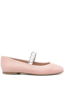 Casadei Crystal Leder Ballet Flats Flats