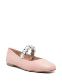Casadei Crystal Leder Ballet Flats Flats