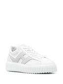 Hogan Pre H Stripes Leather Sneakers