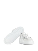 Hogan Pre H Stripes Leather Sneakers