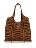 Tod's T Timeless Perforated Leather Mini Tote