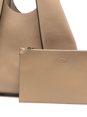 Tod's T Timeless Medium Leather Tote Bag