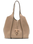 Tod's T Timeless Medium Leather Tote Bag
