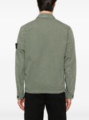 Stone Island Logo Cotton Overshirt