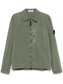 Stone Island Logo Cotton Overshirt