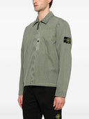 Stone Island Logo Cotton Overshirt
