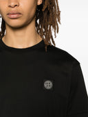 Stone Island Logo Cotton T Shirt