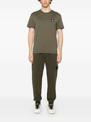 Stone Island Logo Cotton T Shirt