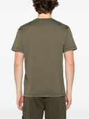 Stone Island Logo Cotton T Shirt