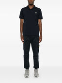 Stone Island Logo Cotton Polo Shirt