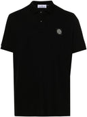 Stone Island Logo Cotton Polo Shirt