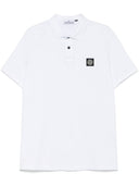 Stone Island Logo Cotton Polo Shirt
