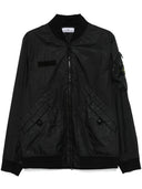 Stone Island Logo Nylon Bomber Jacket