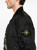 Stone Island Logo Nylon Bomber Jacket